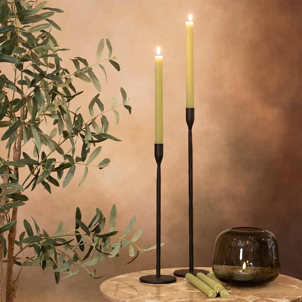 Icarus Candlesticks in Black