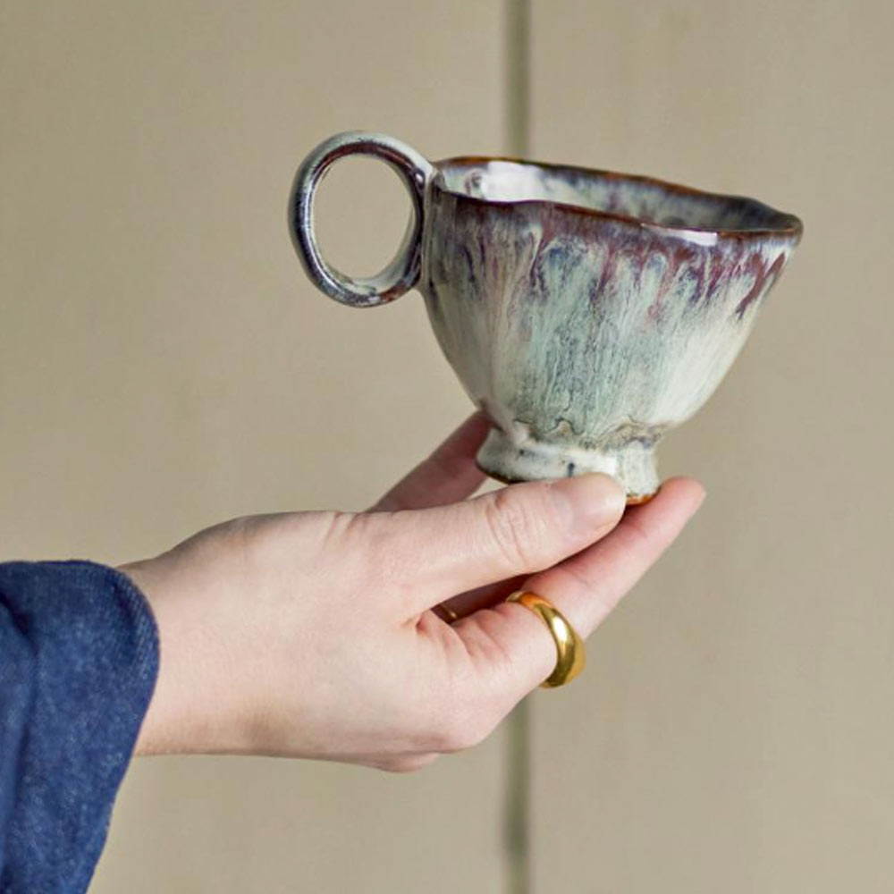 Imogen Mug, Stoneware, Grey