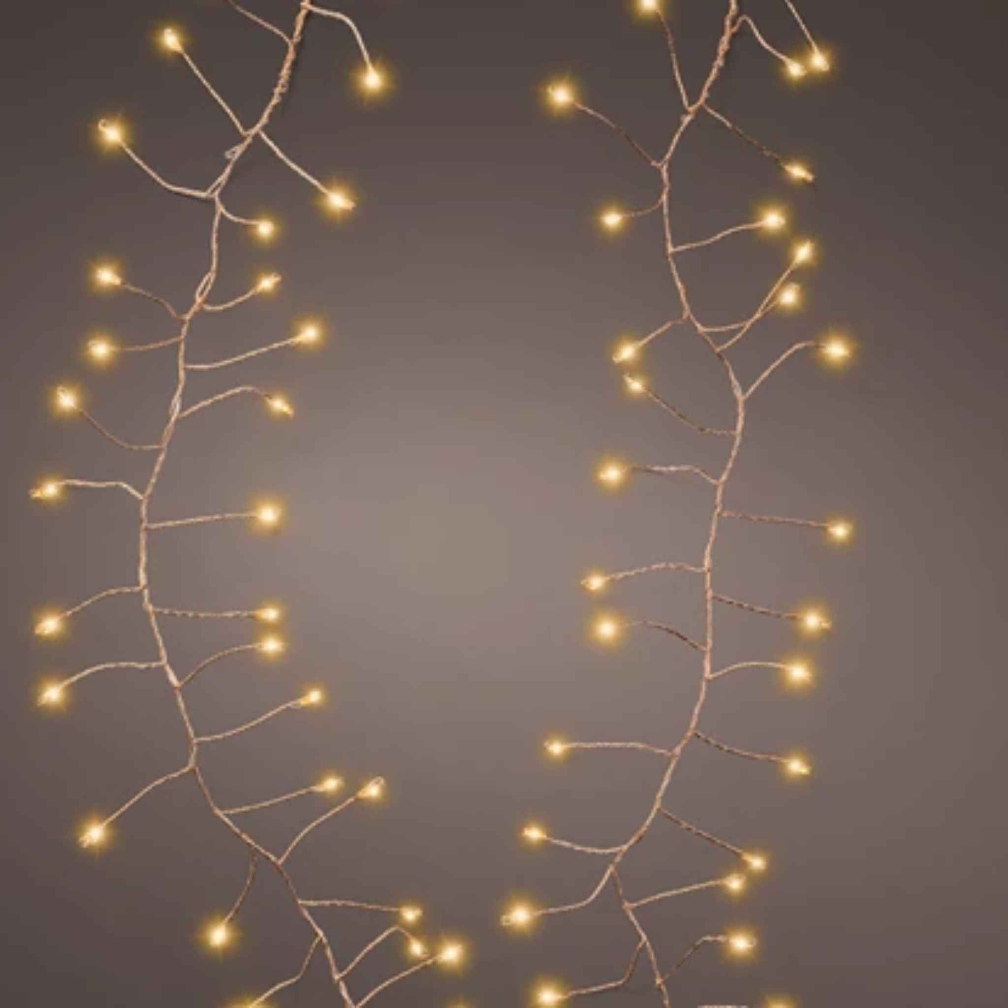 Indoor Micro-LED String Lights - Copper / Warm White 120cm