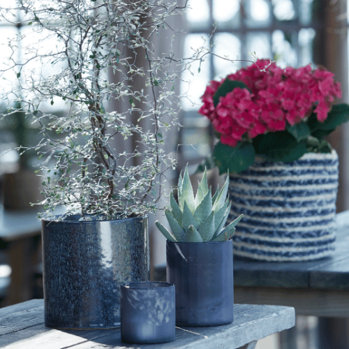 Isabella Grey Stoneware Pots