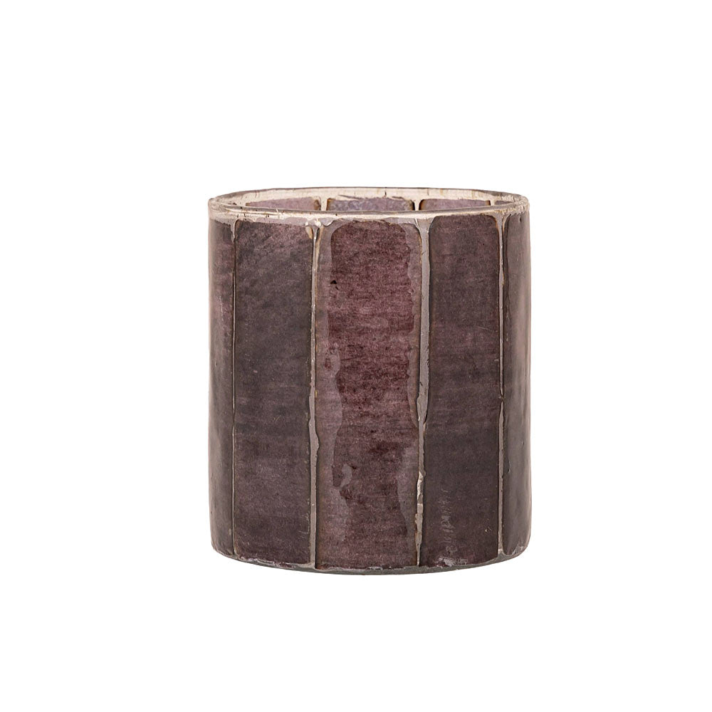 Jayden Burgundy Glass Votive - Three Sizes