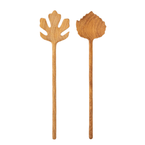 Karol Wood Salad Servers