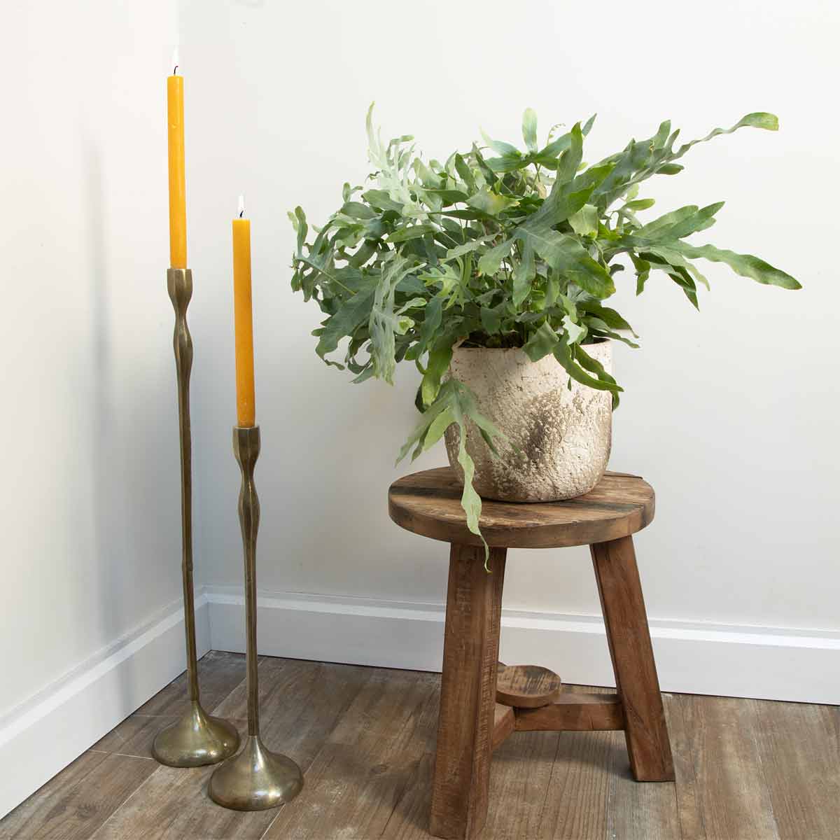 Kennet Gold Candle Holders