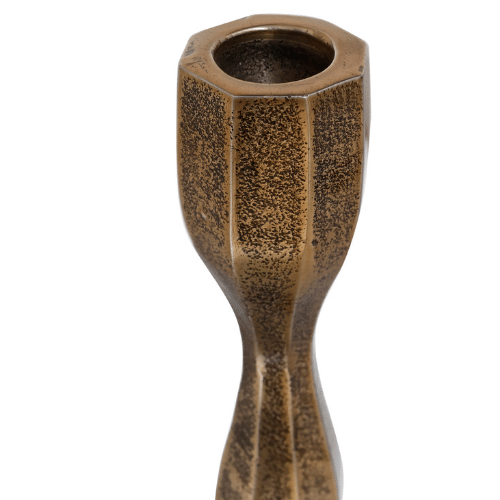 Kennet Gold Cast Aluminium Candle Holders