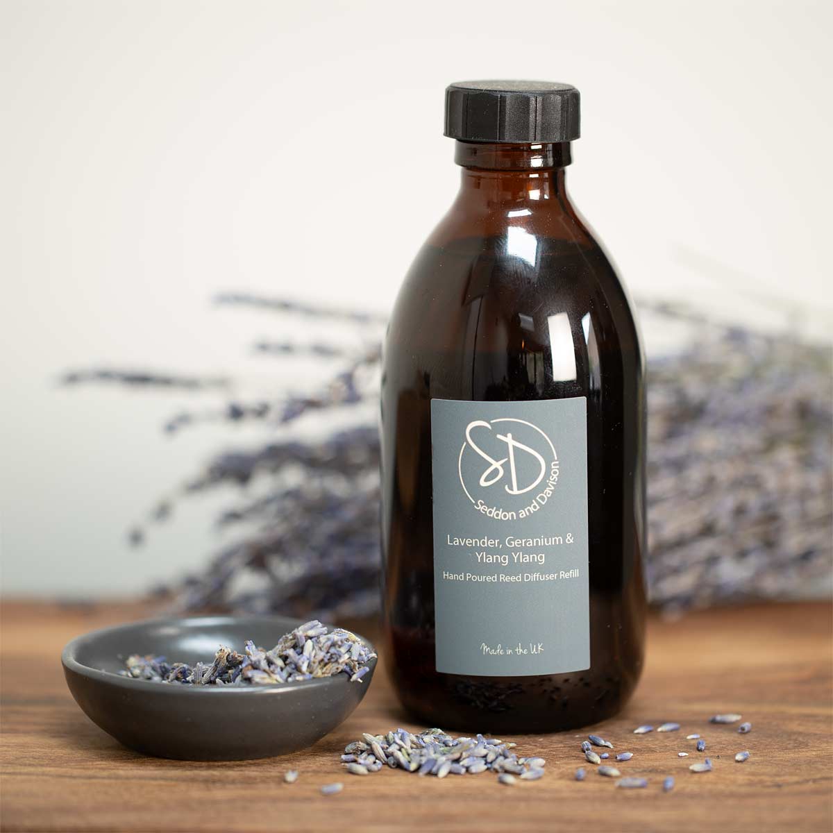 Lavender, Geranium and Ylang Ylang - Reed Diffuser Refill by Seddon and Davison