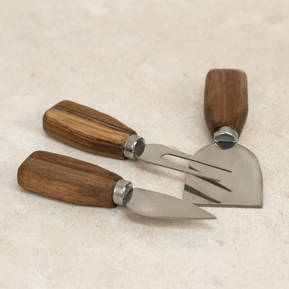 Lisamai Cheese Knives Set - Acacia Wood - Set of Three