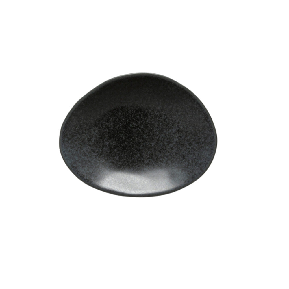 Livia Collection - Matt Black Oval Plate