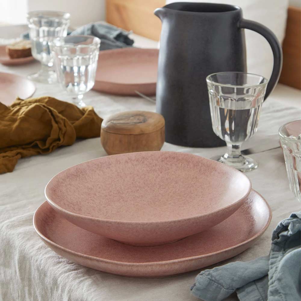 Livia Collection - Mauve Rose Pasta Bowl