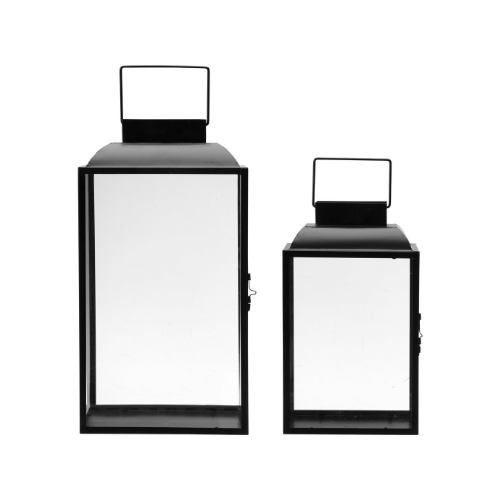 Lottie Black Metal Lantern