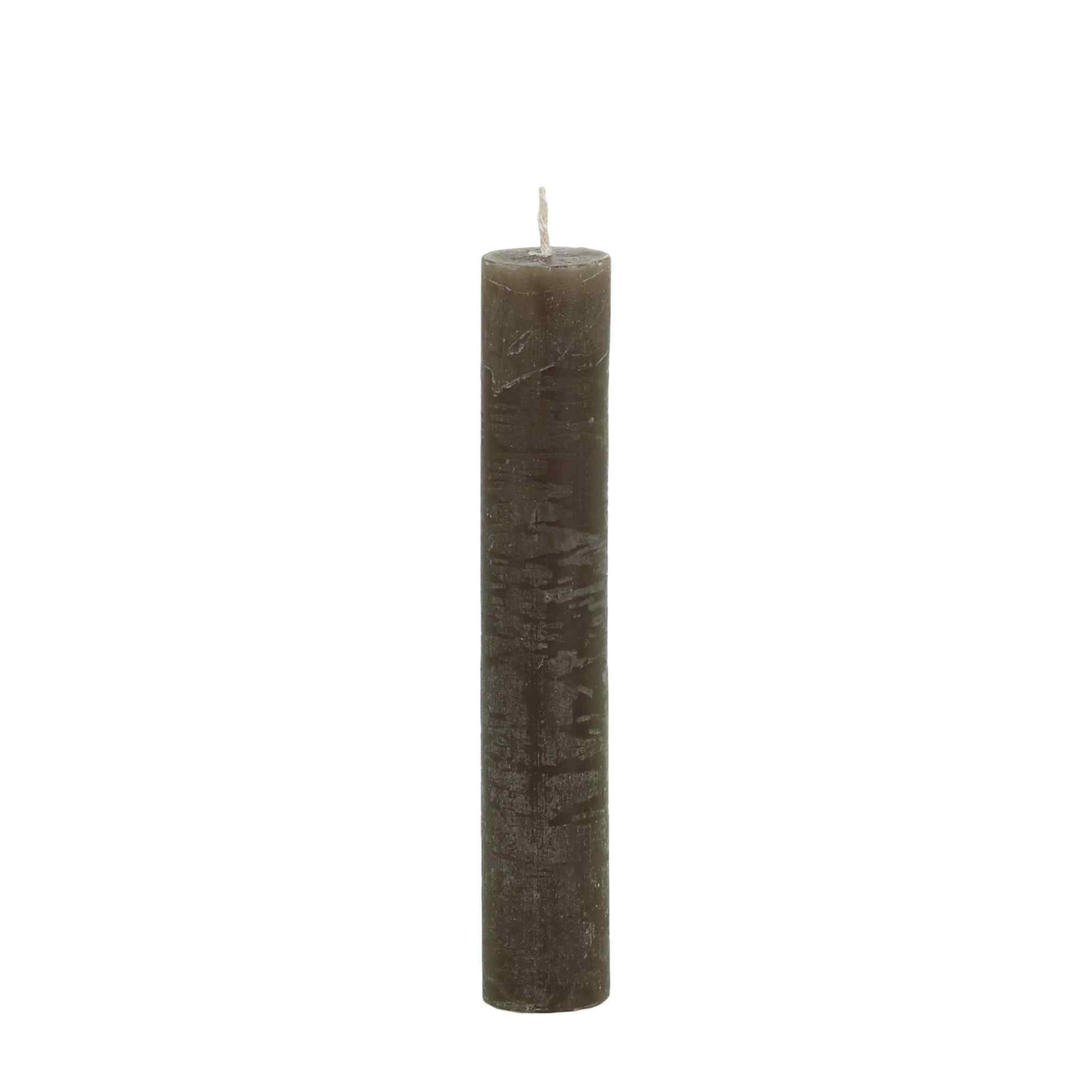 Mac on Rustic Short Dinner Candle - Coffee