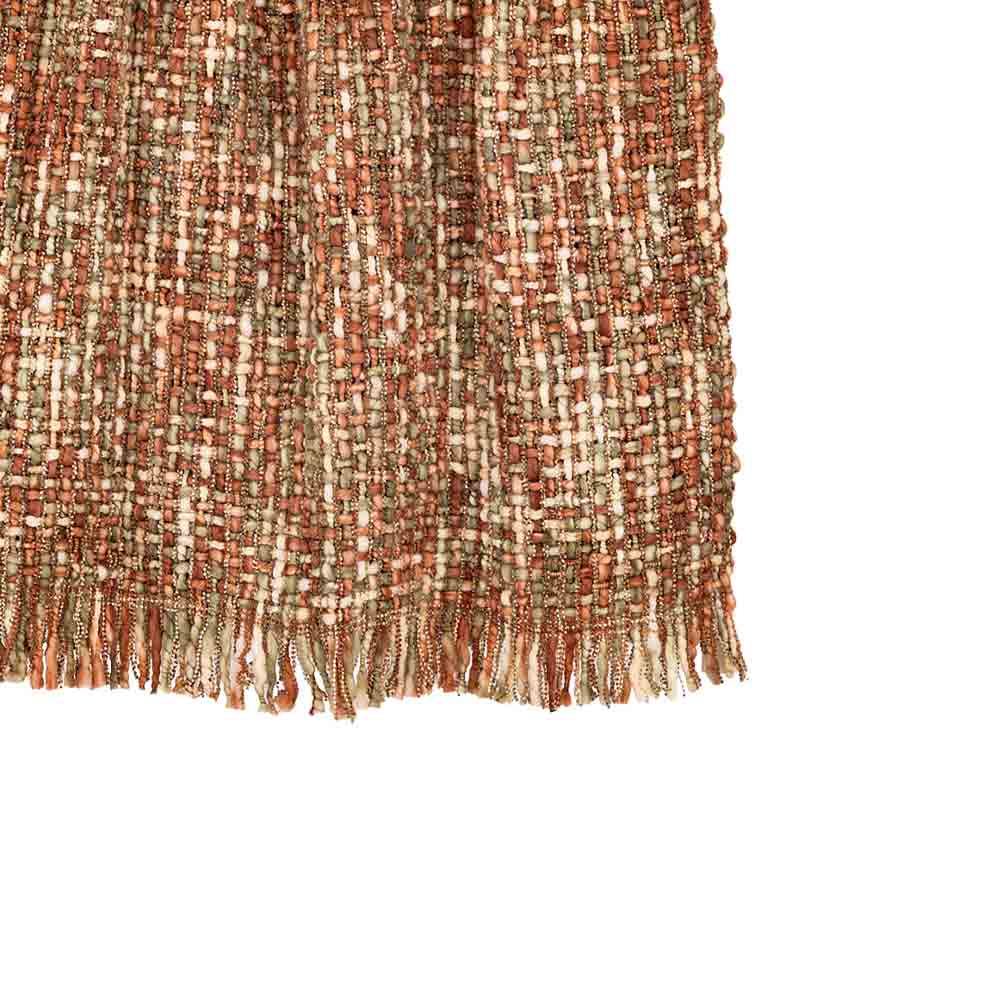 Macy Caramel Textured Throw