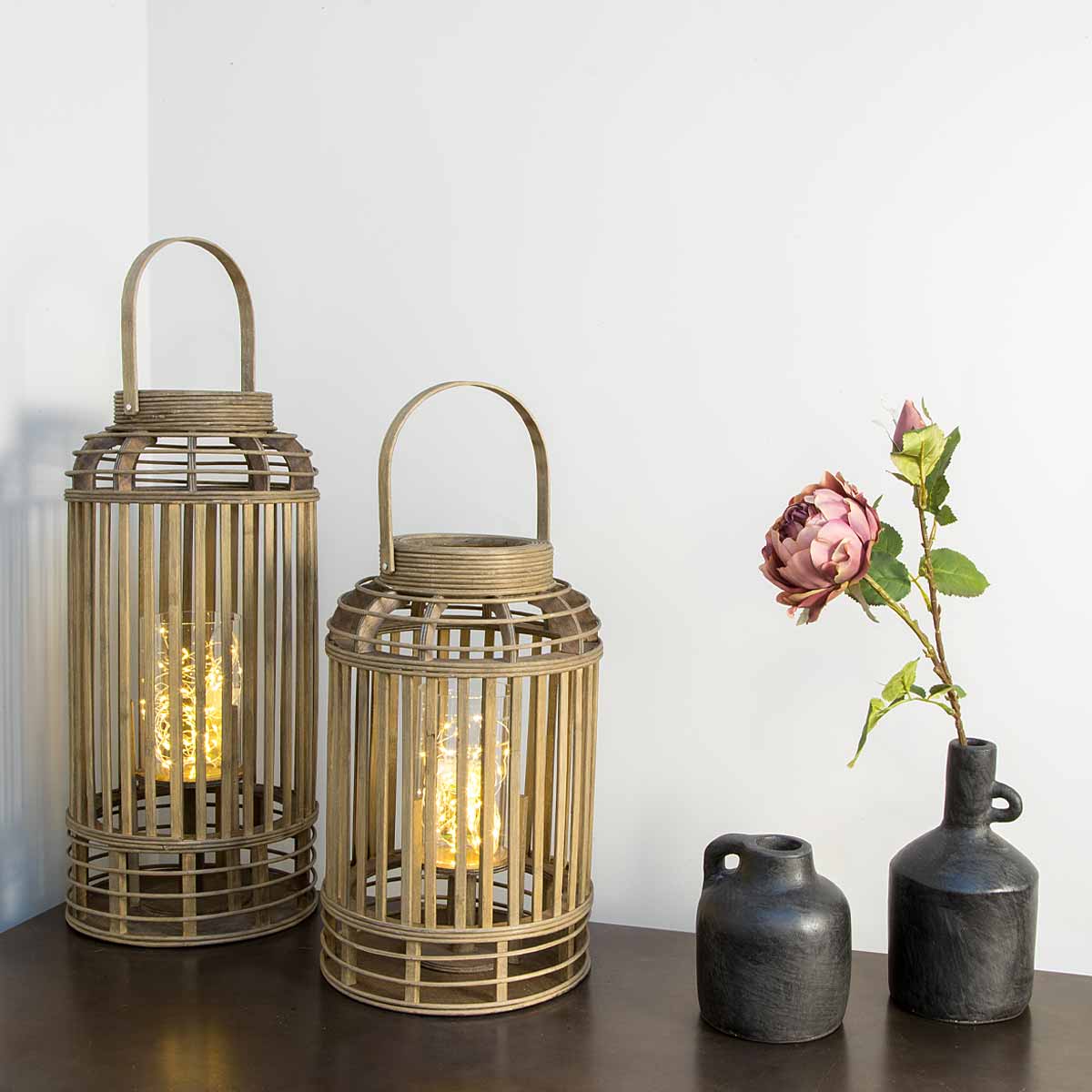 Marion Bamboo Lantern - Large