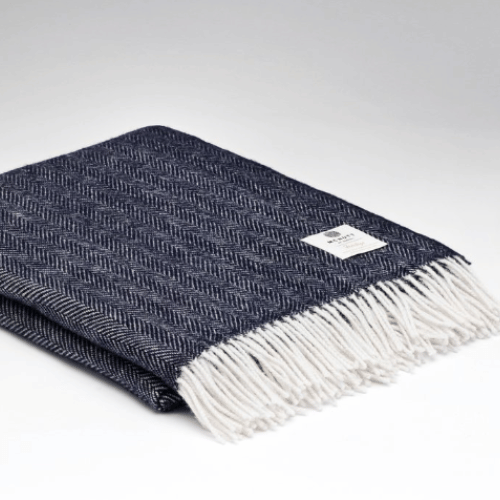 McNutt Heritage Midnight Pure Wool Throw