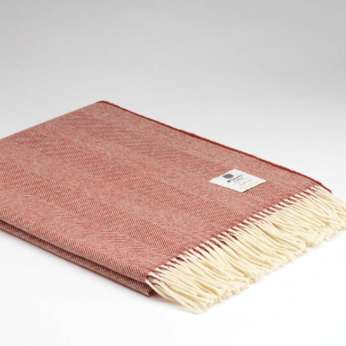 McNutt Tabasco Herringbone Merino Lambswool Throw