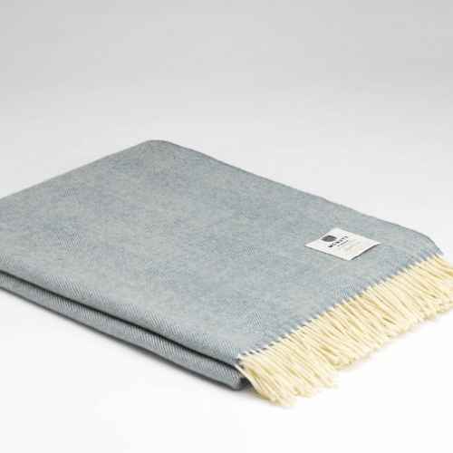 McNutt Topaz Herringbone Merino Lambswool Throw