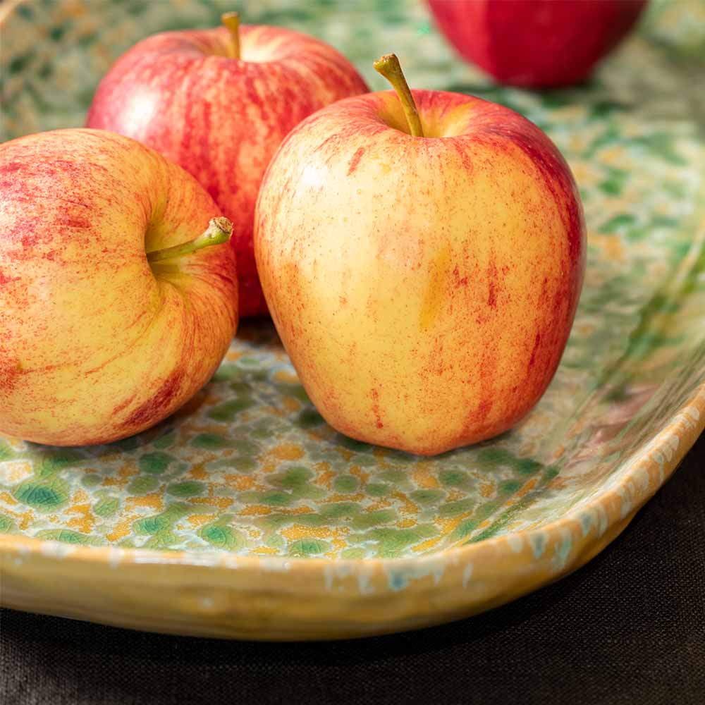 Milani Green Stoneware Serving Plate