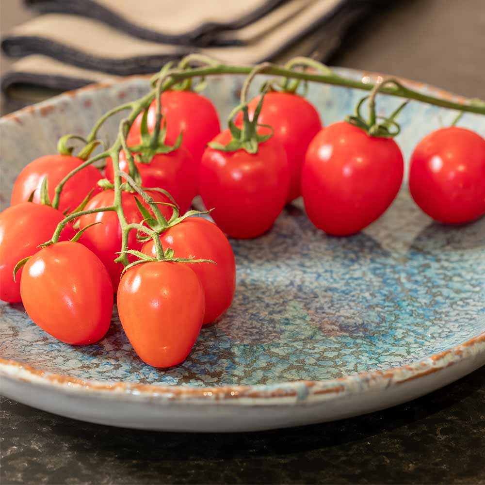 Milla Serving Plate - Green Reactive Glaze