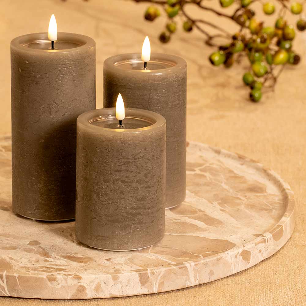 Mocca LED Candles - Unique Collection