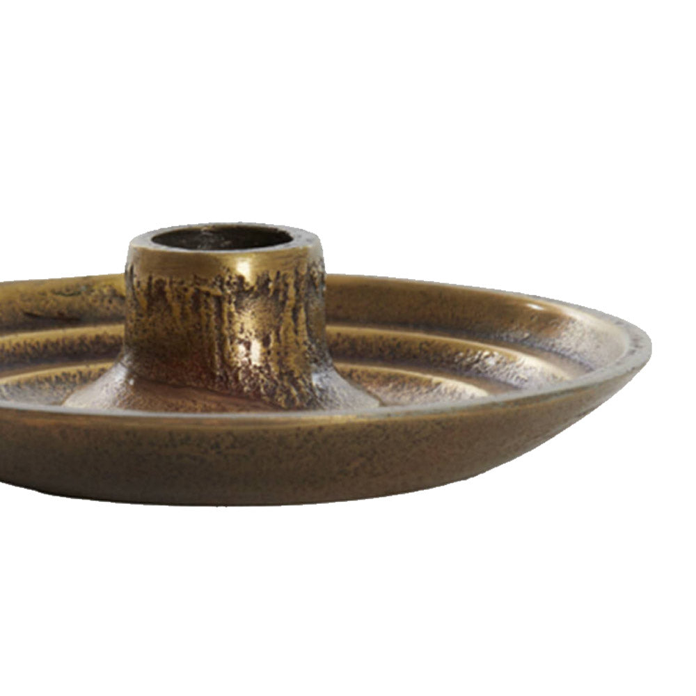 Mochis Antique Bronze Candle Holder