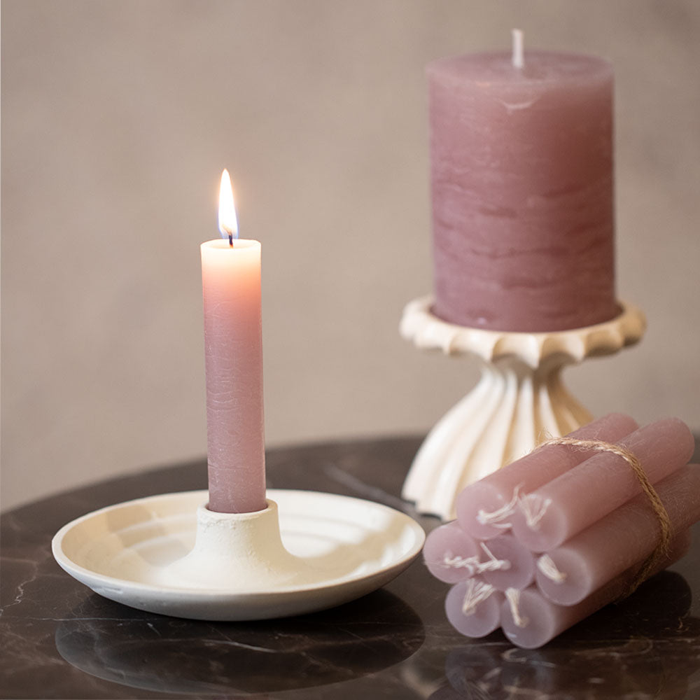 Mochis Cream Candle Holder