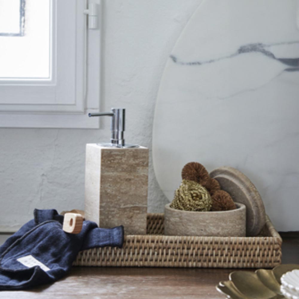 Norah Rectangular Tray - Displayed on Table