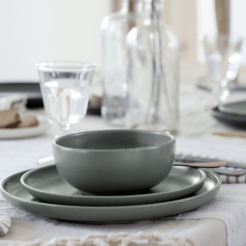 Pacifica Round Artichoke Coloured Bowl