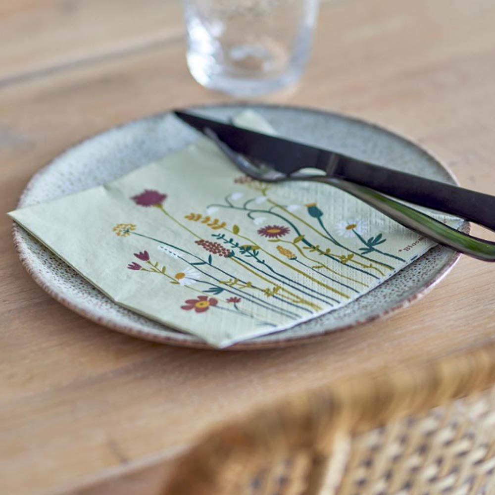 Paige Meadow Flower Napkin