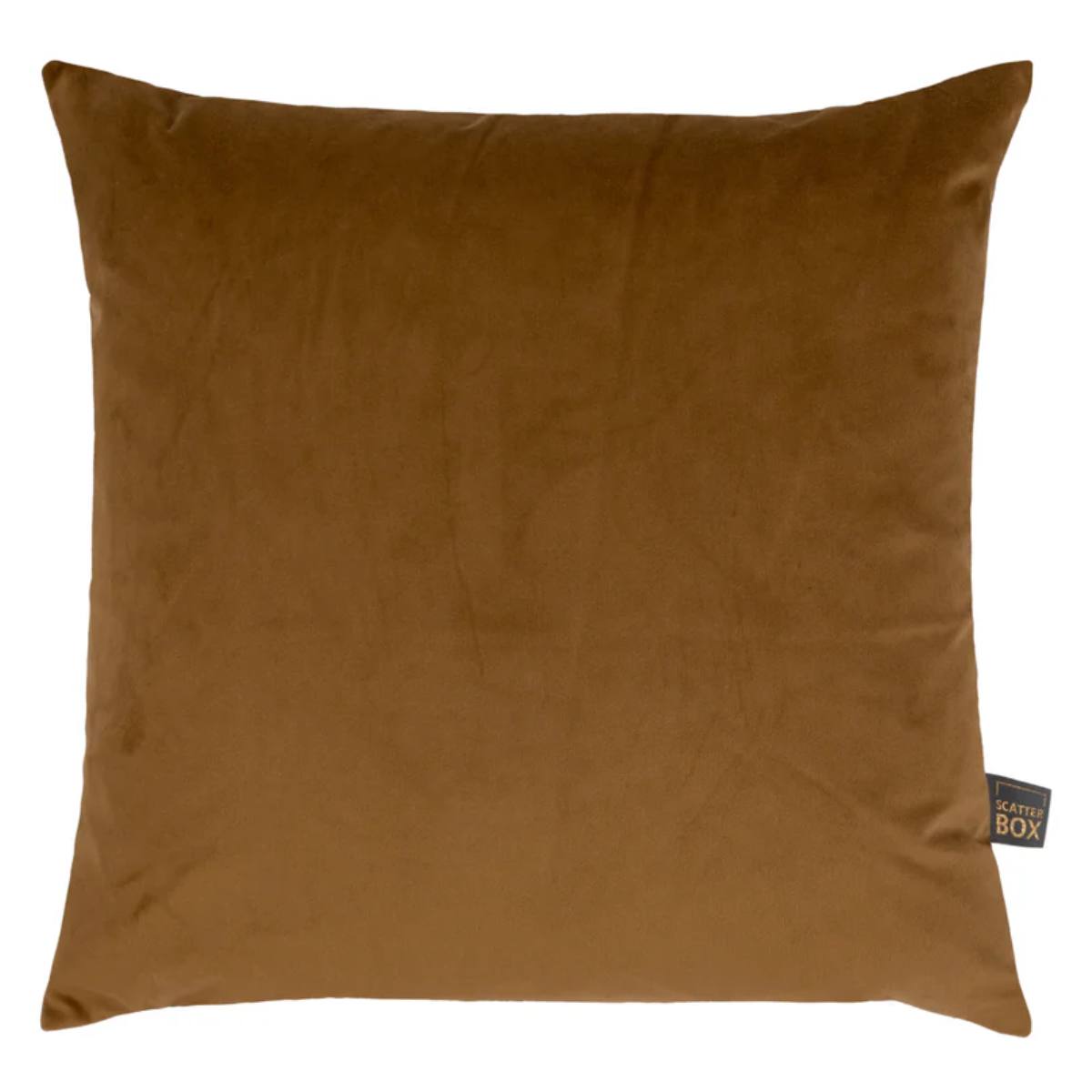 Payton Gold Velvet Cushion - Large Square