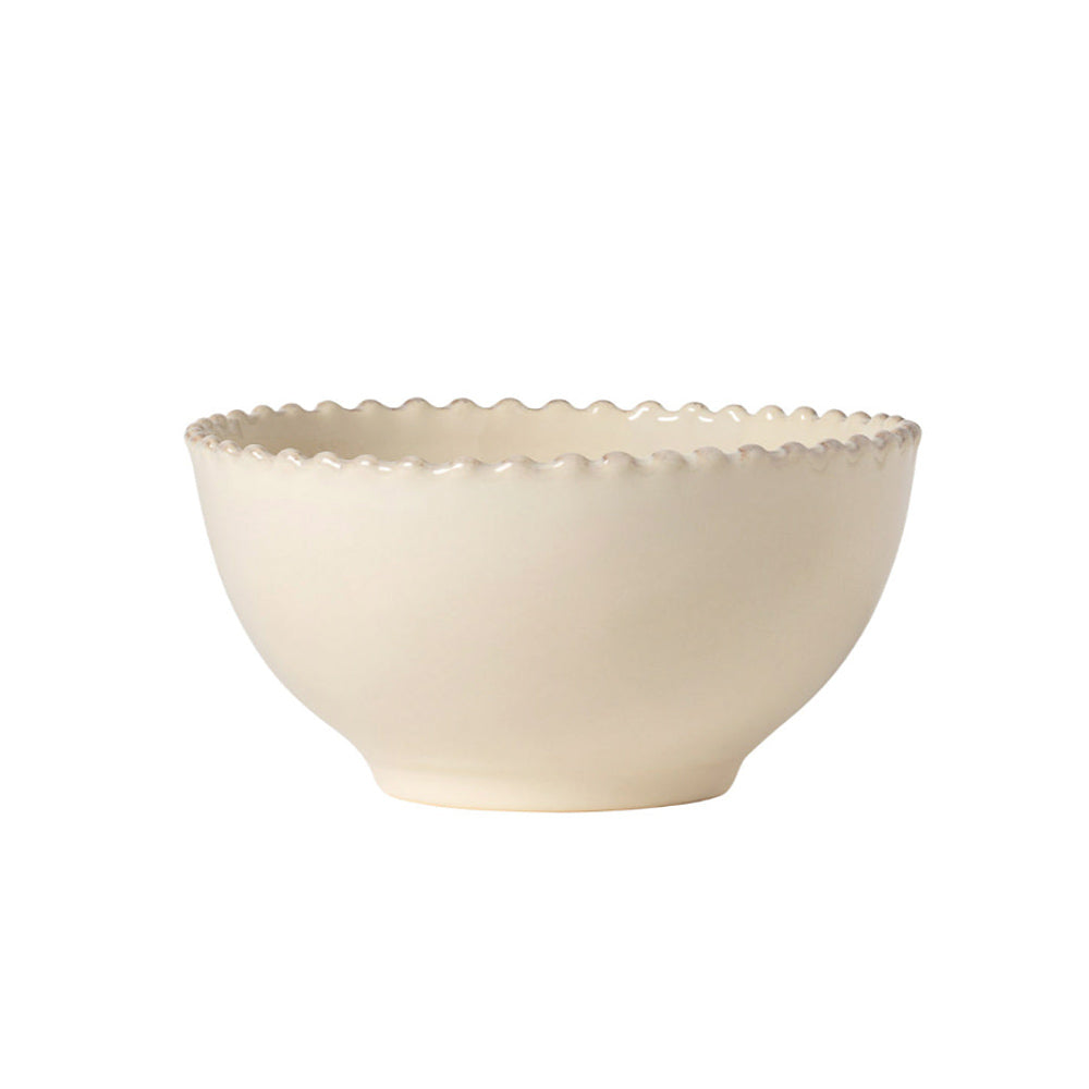 Pearl Edge Stoneware Soup/Cereal Bowl - Cream