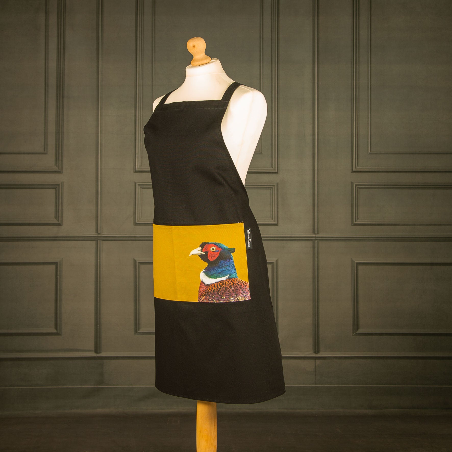 Pheasant Apron - Ochre