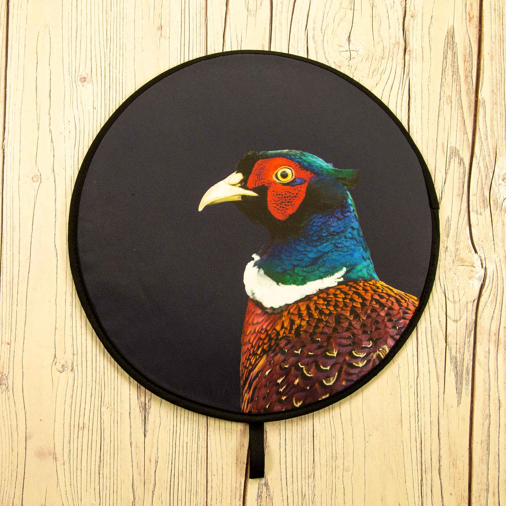 Pheasant Colour Chefs Pad for Aga Cooker - Blackberry