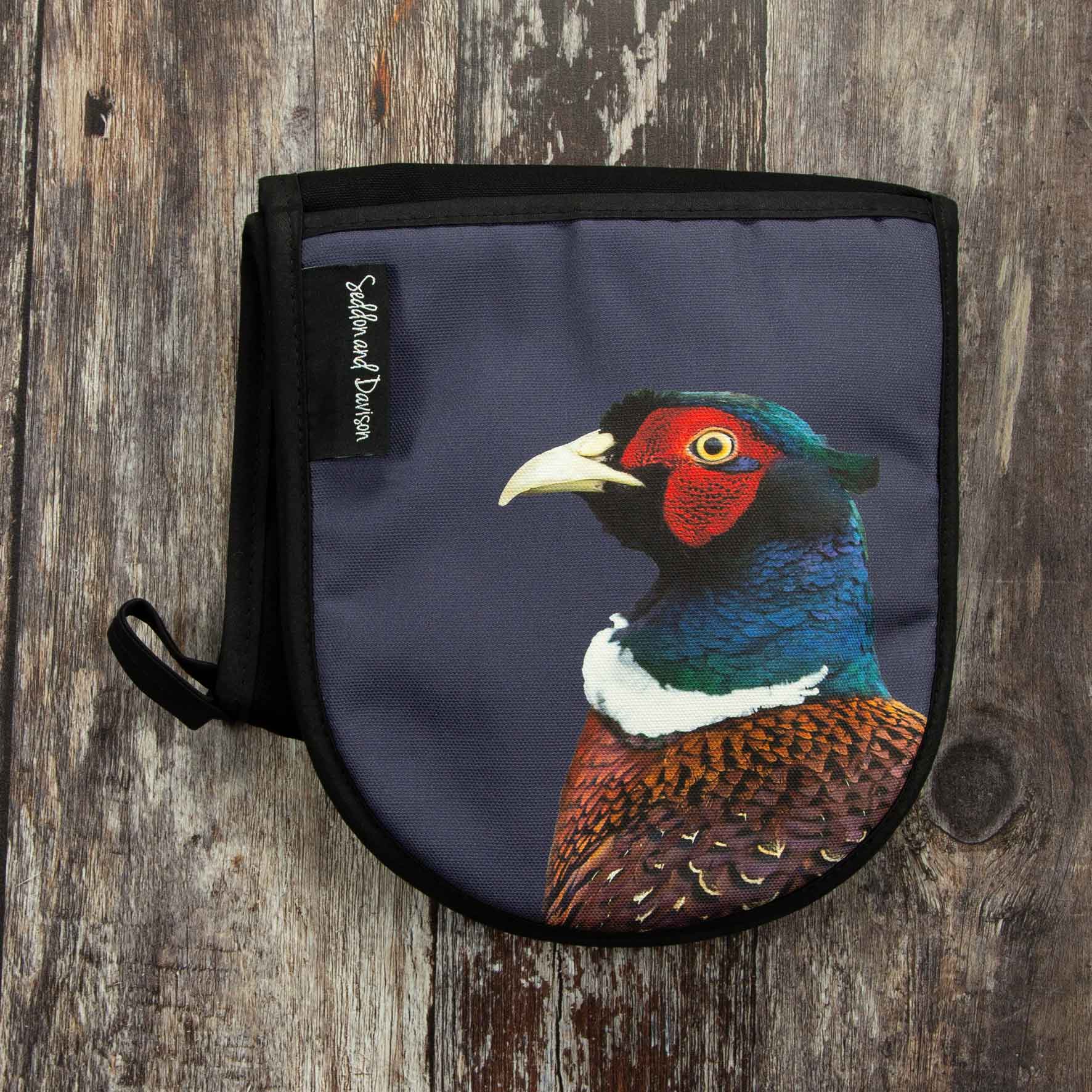 Pheasant Oven Gloves - Colour - Blackberry