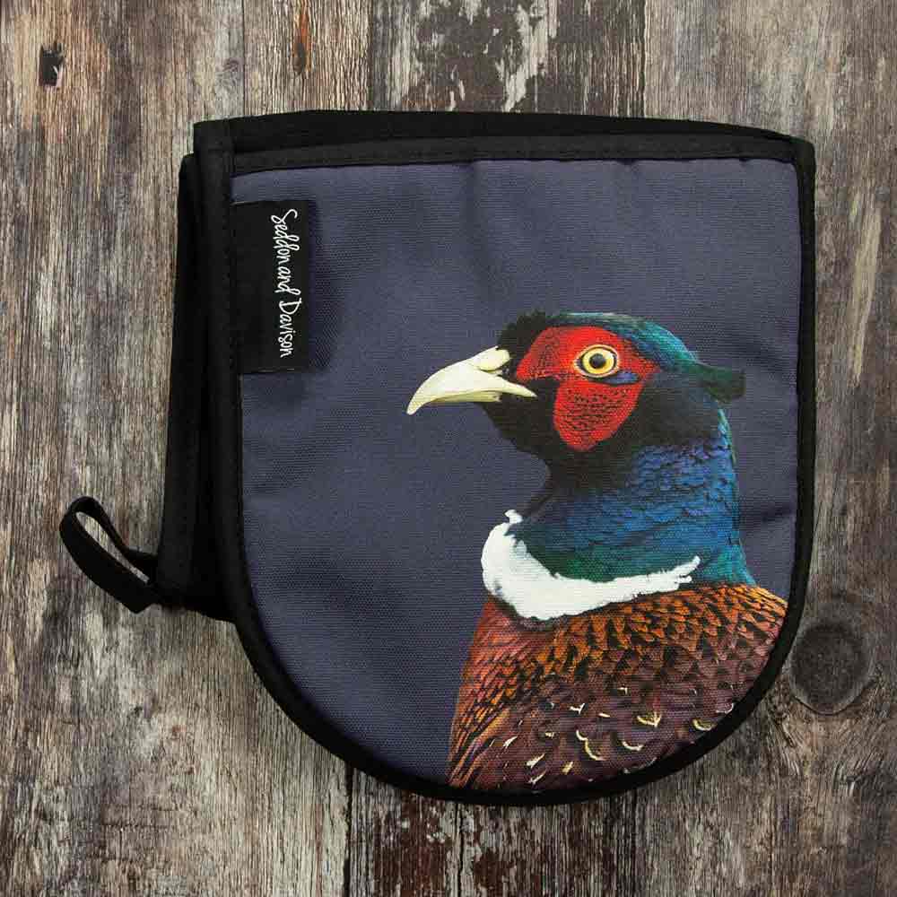 Pheasant Oven Gloves - Colour - Blackberry