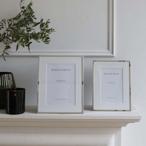 Photo Frame - Thin Border Silver