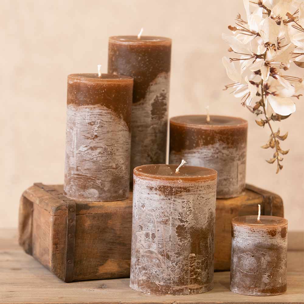 Pillar Candle - Chocolate