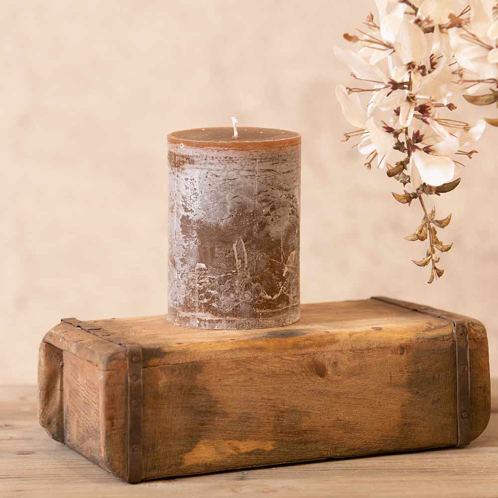 Pillar Candle - Chocolate