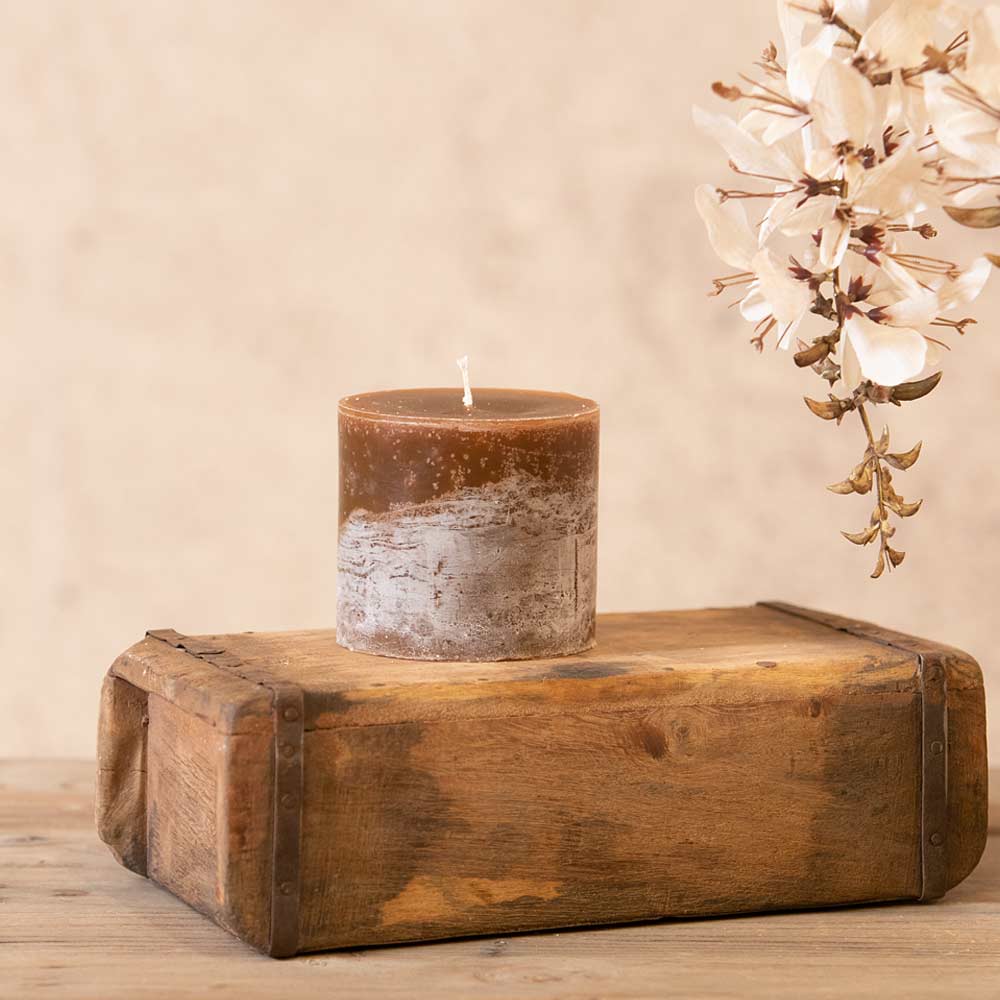 Pillar Candle - Chocolate