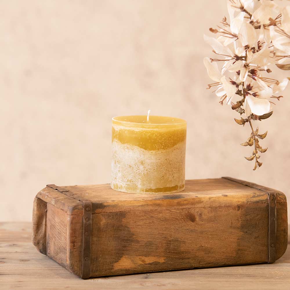 Pillar Candle - Moss Green