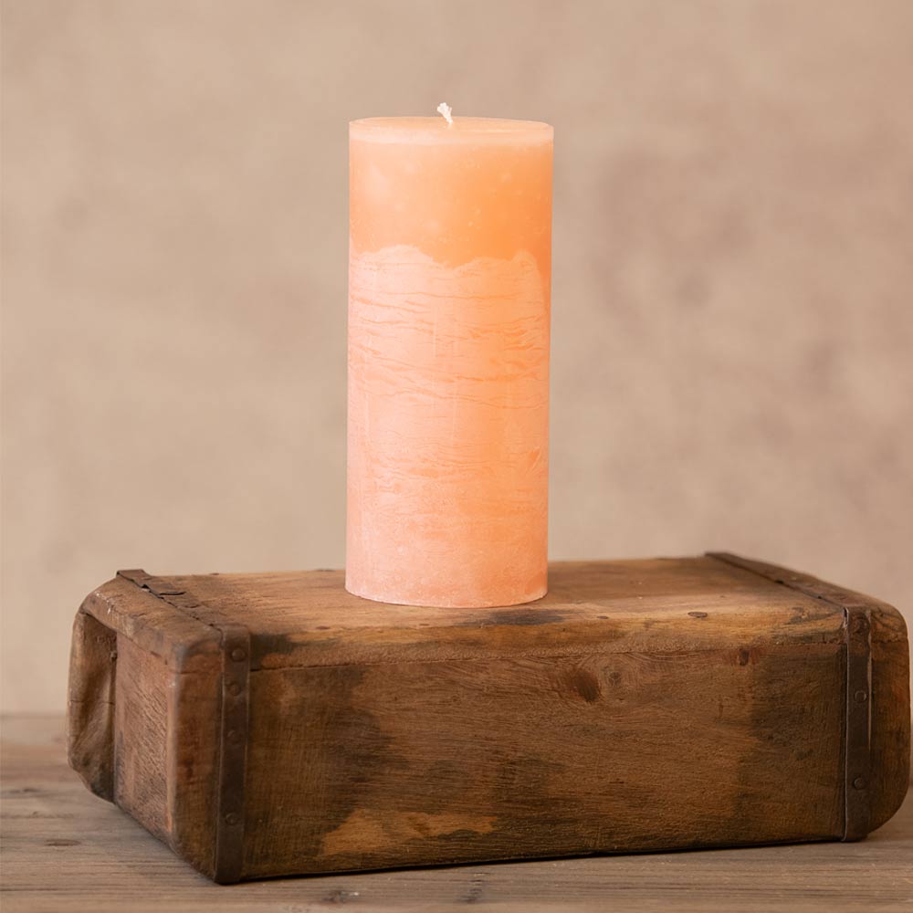 Pillar Candle - Salmon