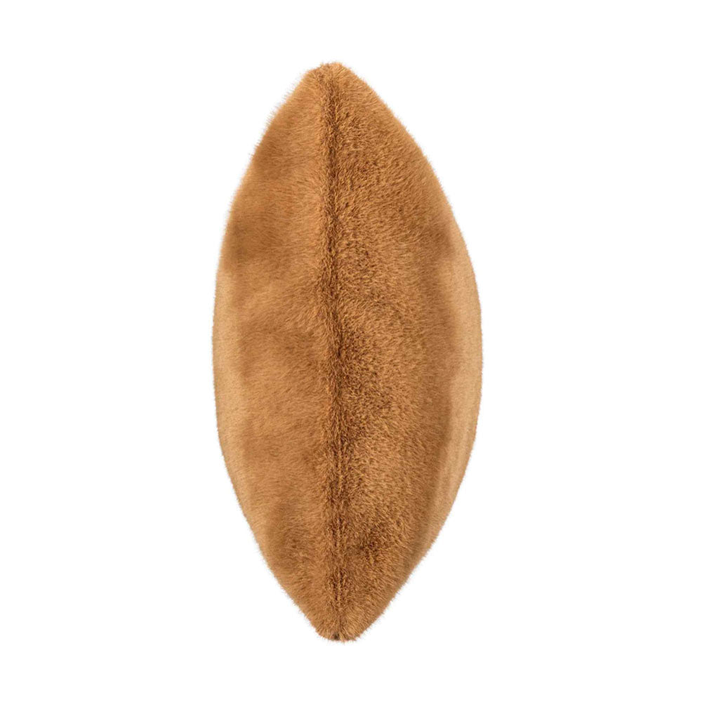 Ralph Square Cushion in Cognac - Side view