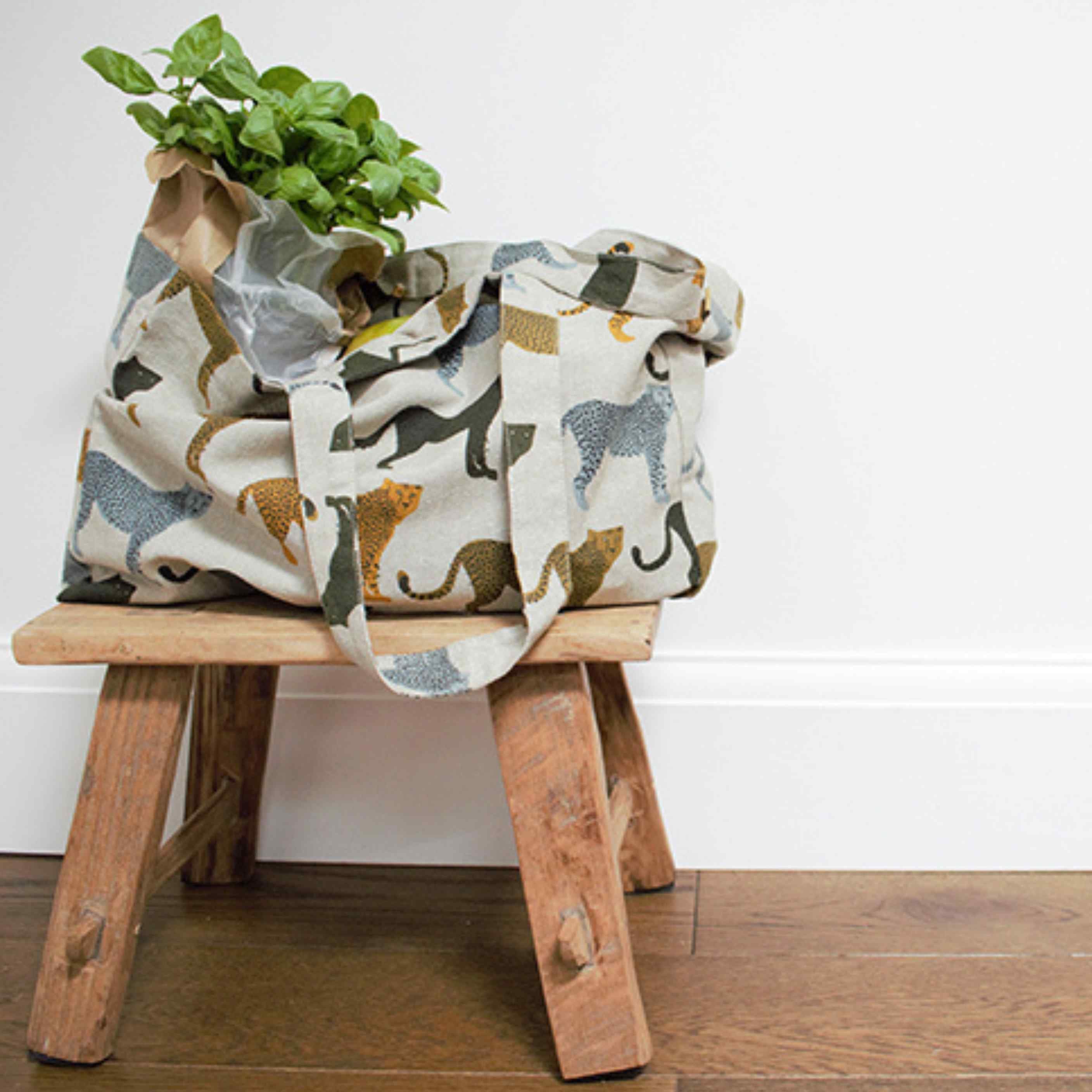 Recycled Tea Wood Stool - Small