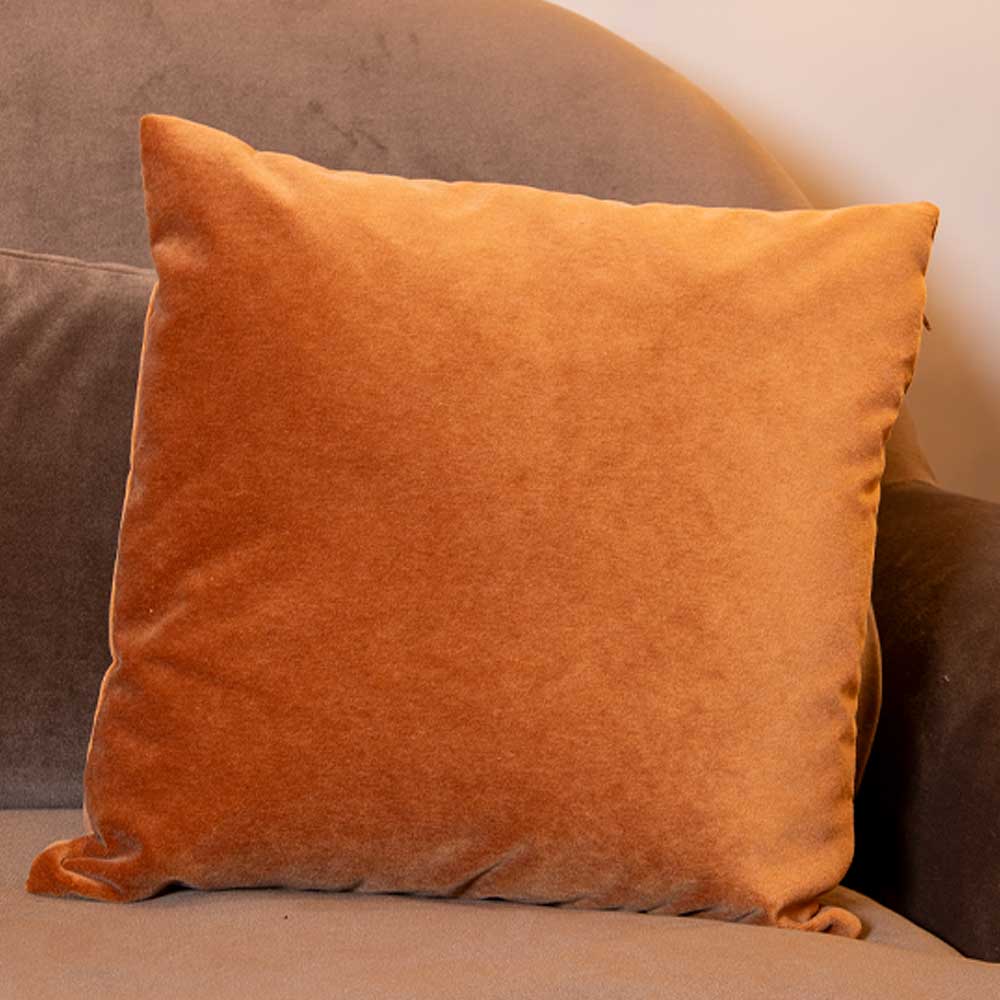 Richelle Bronze Velvet Cushion - Small Square