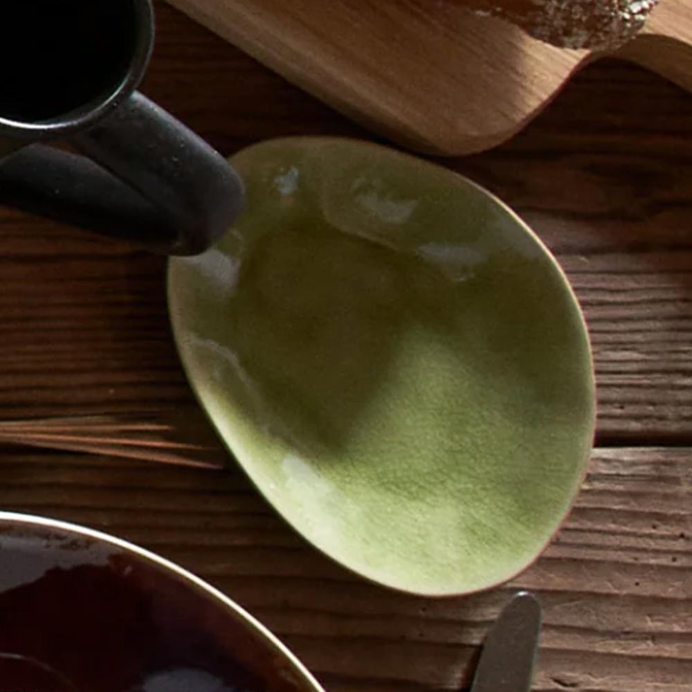 Riviera Collection - Vert Frais Oval Plate