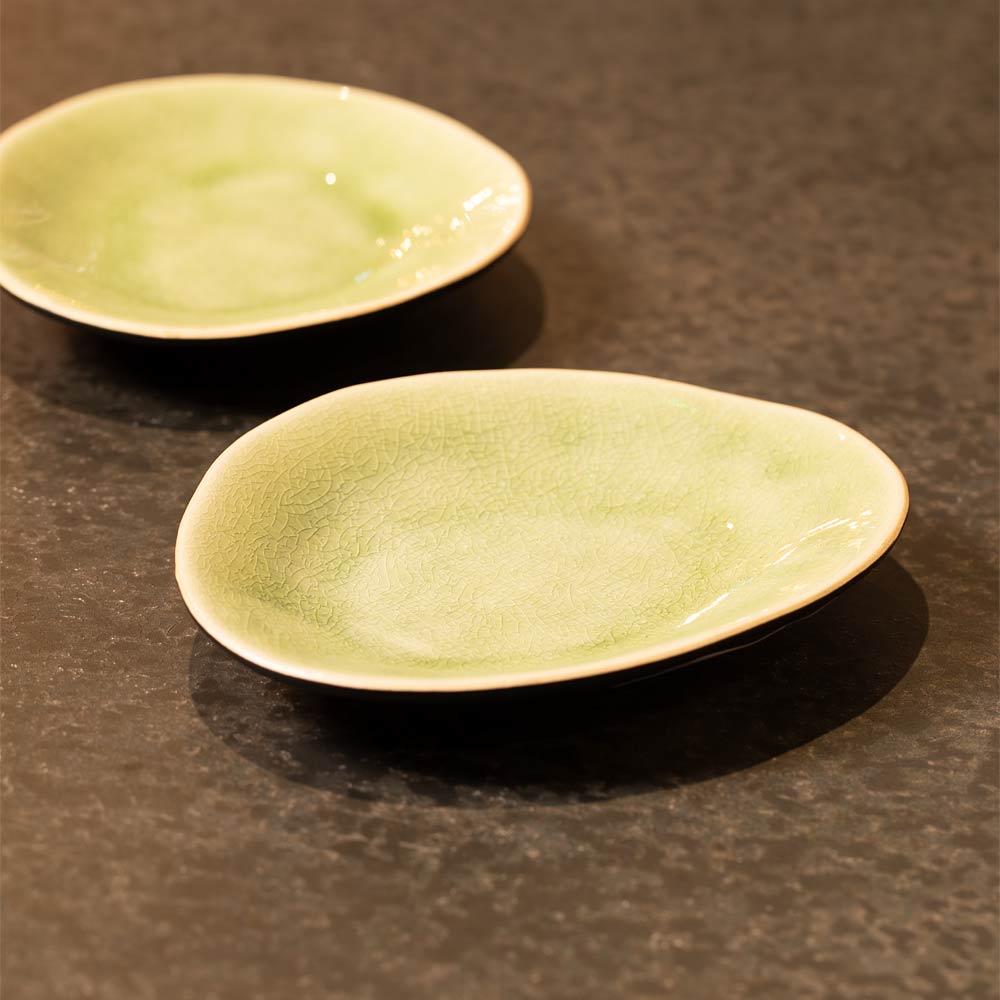 Riviera Collection - Vert Frais Oval Plate