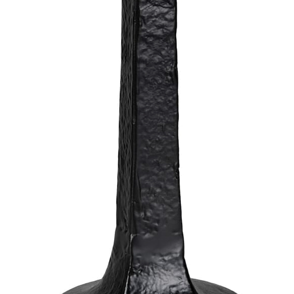 Rustic Black Candle Holder