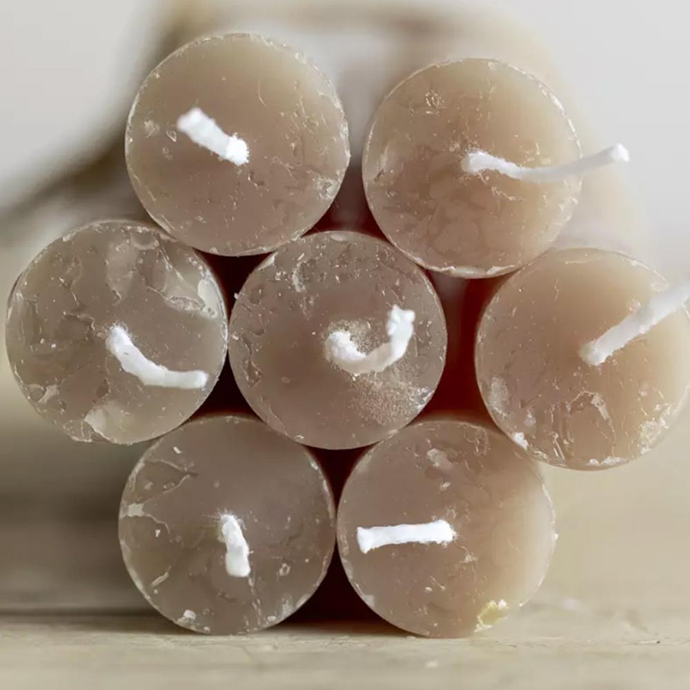 Rustic Dinner Candle - Caramel