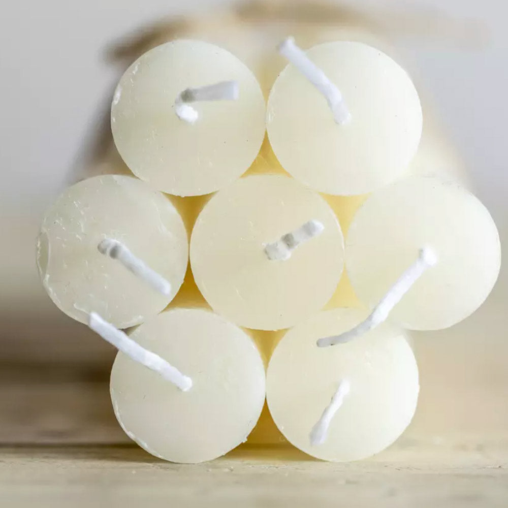 Rustic Dinner Candle - Ivory