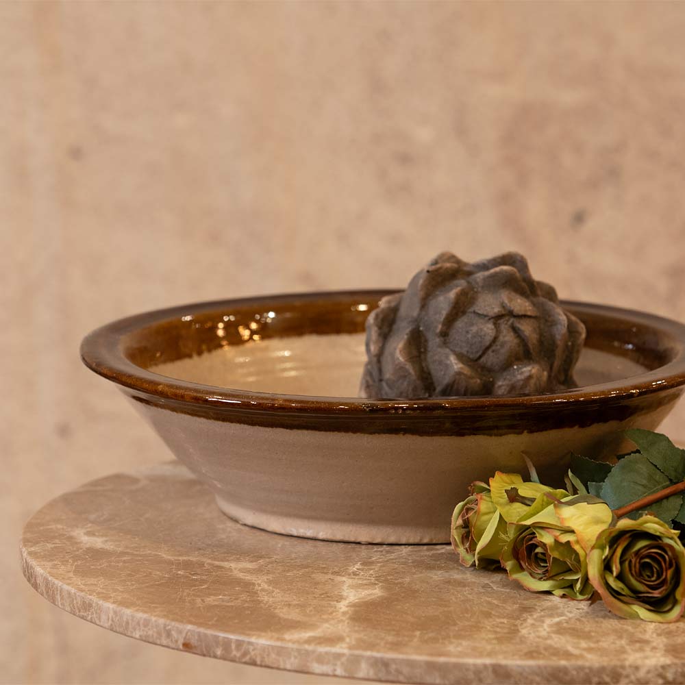 Salt Glaze Terracotta Bowl