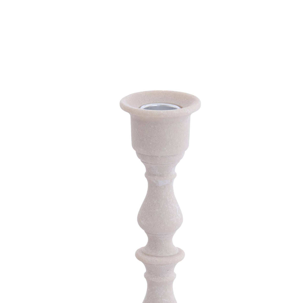 Samora Candlestick - Cream
