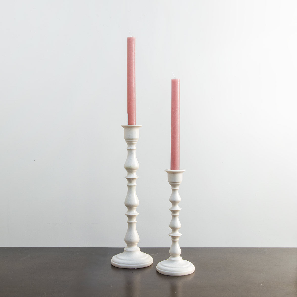 Samora Candlestick - Cream